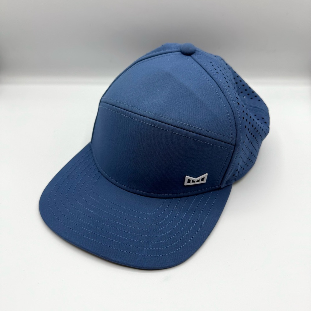 Melin Trenches Icon Hydro Performance Snapback Hat Steel Blue (Sold Out Online)
